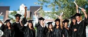 group of new graduates